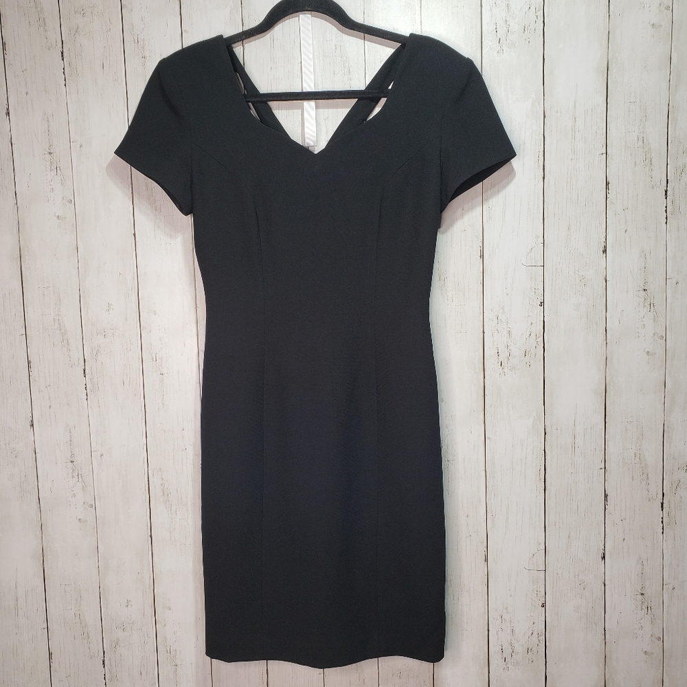 Vintage Preview Collection Black Dress LBD Size 4.